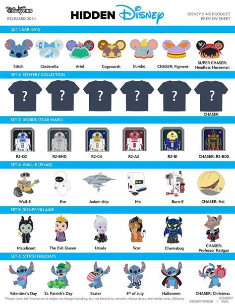 disney world hidden mickey pins|2024 hidden disney pins.